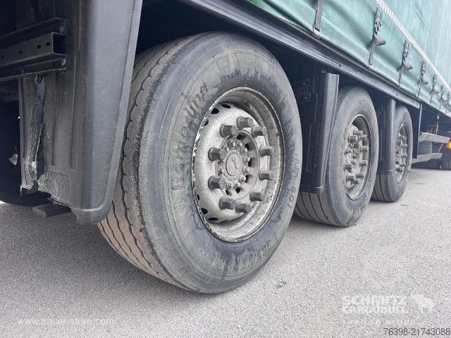 Auflieger mit Pritsche & Plane Schmitz Cargobull Curtainsider Mega