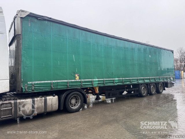 Auflieger mit Pritsche & Plane Schmitz Cargobull Curtainsider Mega