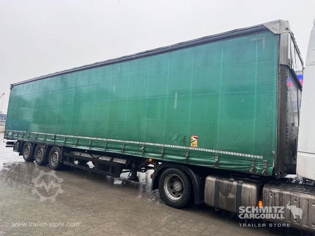 Auflieger mit Pritsche & Plane Schmitz Cargobull Curtainsider Mega