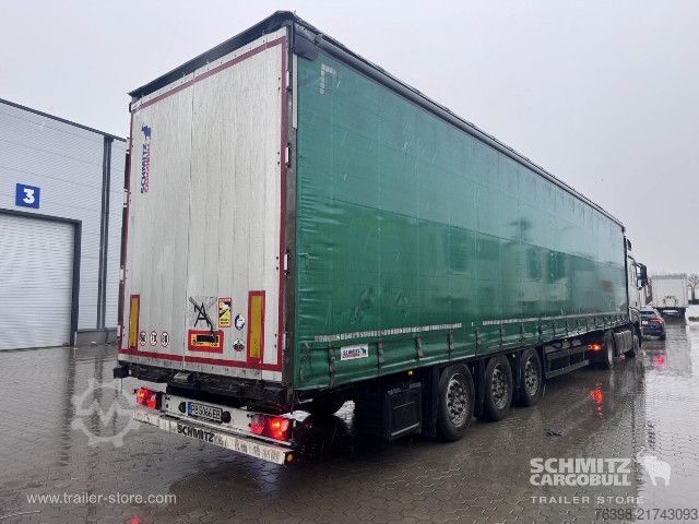 Auflieger mit Pritsche & Plane Schmitz Cargobull Curtainsider Mega