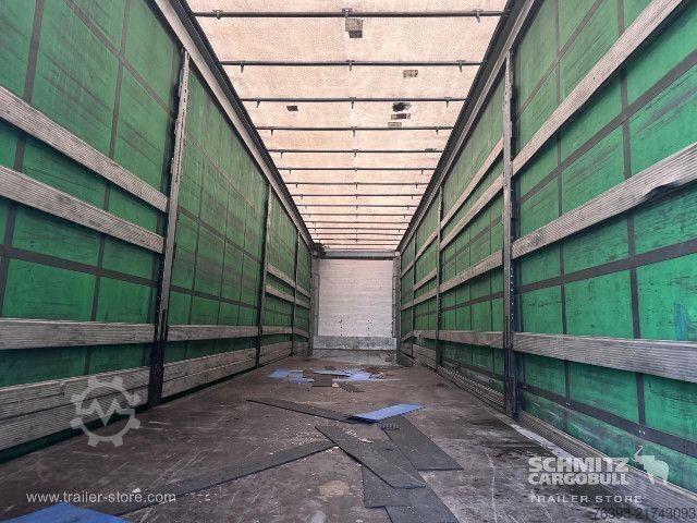 Auflieger mit Pritsche & Plane Schmitz Cargobull Curtainsider Mega