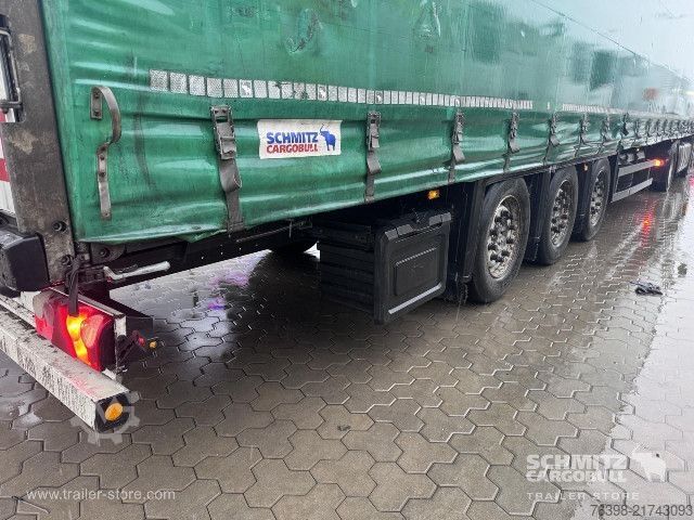 Auflieger mit Pritsche & Plane Schmitz Cargobull Curtainsider Mega
