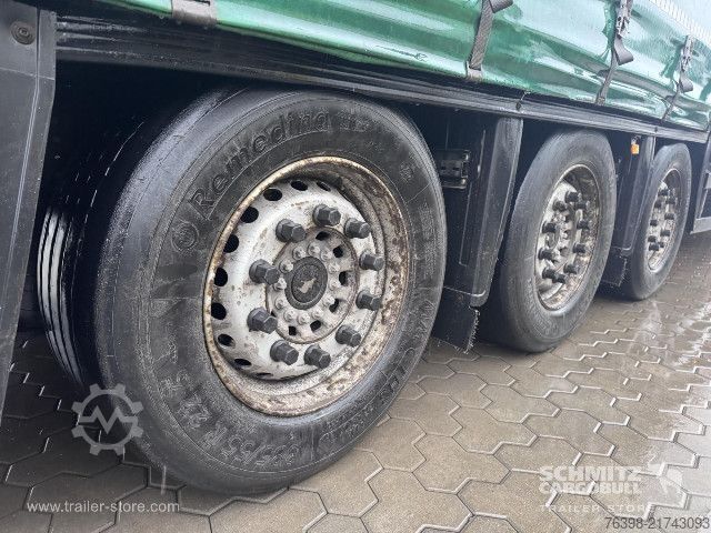 Auflieger mit Pritsche & Plane Schmitz Cargobull Curtainsider Mega