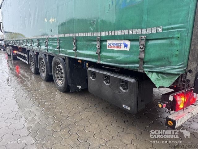 Auflieger mit Pritsche & Plane Schmitz Cargobull Curtainsider Mega