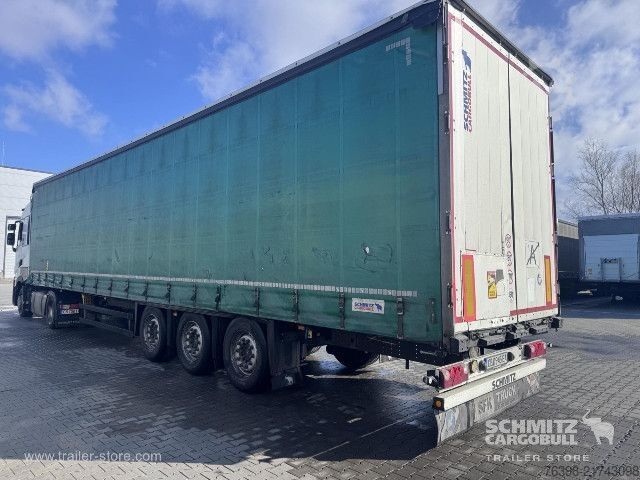 Auflieger mit Pritsche & Plane Schmitz Cargobull Curtainsider Mega