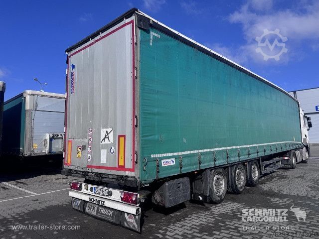 Auflieger mit Pritsche & Plane Schmitz Cargobull Curtainsider Mega