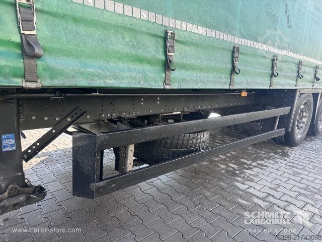 Auflieger mit Pritsche & Plane Schmitz Cargobull Curtainsider Mega