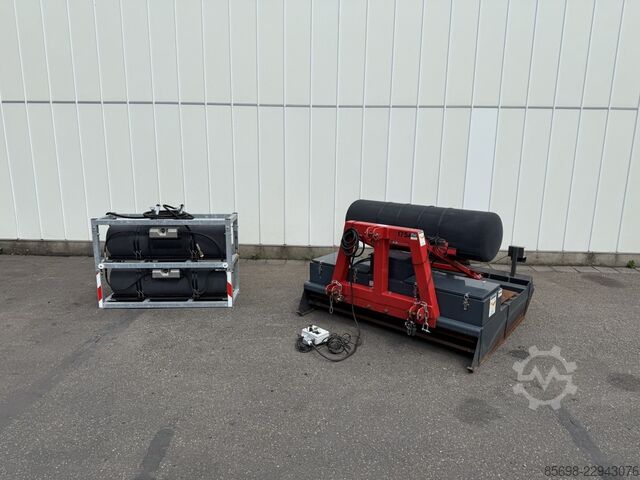Hoaf 1.8 twin weed burner 180 cm with 3 gas cylinders HOAF 1.8-twin