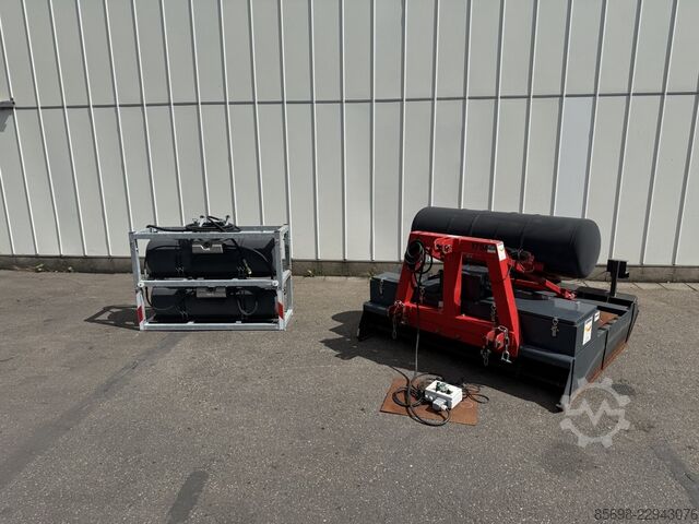 Hoaf 1.8 twin weed burner 180 cm with 3 gas cylinders HOAF 1.8-twin