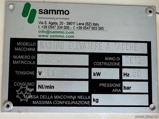 Unisorting Sammo elevator incline conveyor 240 x 60 cm UNISORTING Sammo