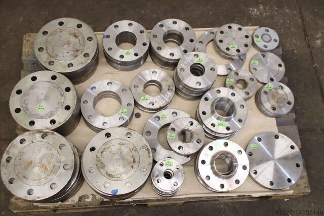 Vorschweißflansche Rohrflansche 81 Stück 467 kg unbekannt DIN EN1092-1 16 verschiedene Typen