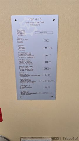 Zahnflankenschleifmaschine KAPP VAS 531 CNC