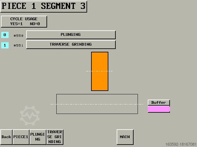 Cylindrical grinding machine KELLENBERGER R 175x1000