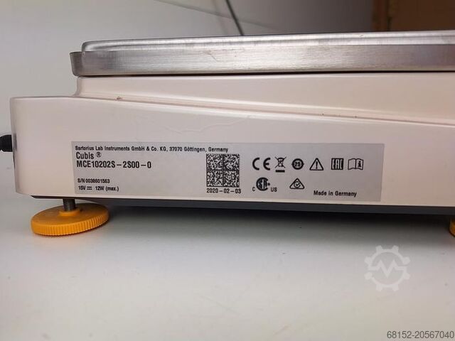 Sartorius Cubis MCE10202S-2S00-0 Waage mit Drucker Sartorius Cubis MCE10202S-2S00-0