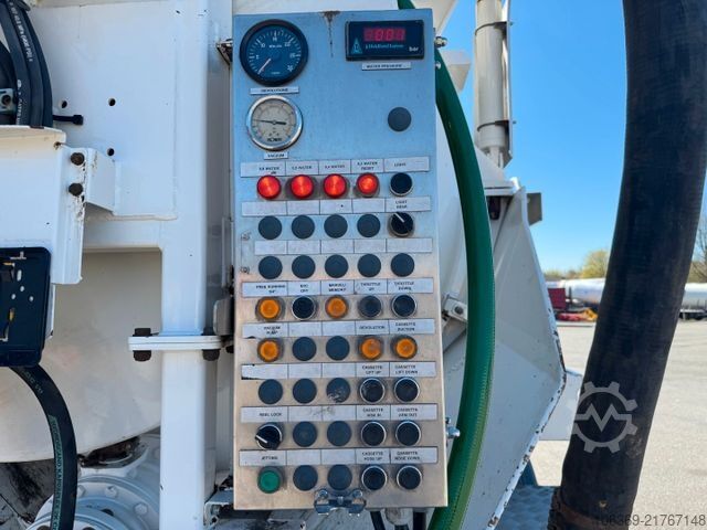 Vacuum tank truck SCANIA P360 6x4 Hvidtved Larsen Flexline 312 Euro 6