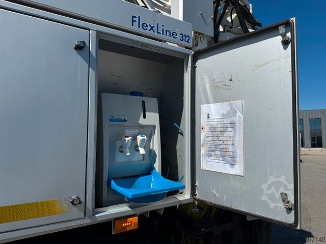 Vacuum tank truck SCANIA P360 6x4 Hvidtved Larsen Flexline 312 Euro 6