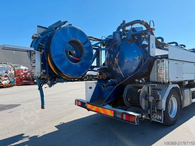 Vacuum tank truck SCANIA P310 4x2 Hvidtved Larsen Flexline 207