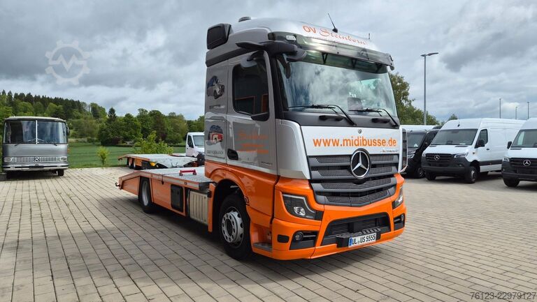 Car carrier truck MERCEDES-BENZ Actros 18.400 Flachzug Fahraufträge auf Wunsch