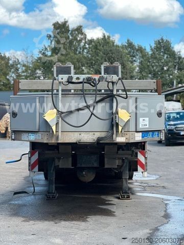 Low loader semitrailer MÜLLER-MITTELTAL TS 3 RM Radmulden Nachlauf-Lenkachse