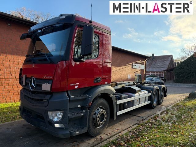 Roll-off tipper truck MERCEDES-BENZ 2643 6x2 Palfinger Lift-Lenkachse TÜV 10-26