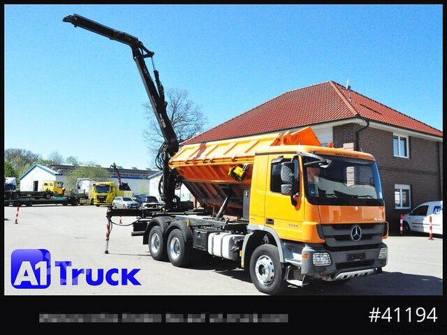 Tipper truck MERCEDES-BENZ 3344 MP3 Actros 6x4 Meiller Jonsered 1300 RS