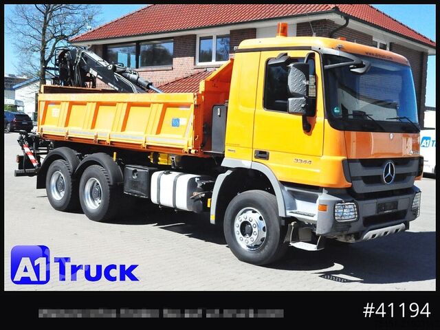 Tipper truck MERCEDES-BENZ 3344 MP3 Actros 6x4 Meiller Jonsered 1300 RS