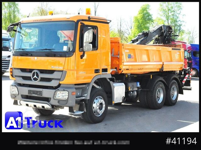 Tipper truck MERCEDES-BENZ 3344 MP3 Actros 6x4 Meiller Jonsered 1300 RS