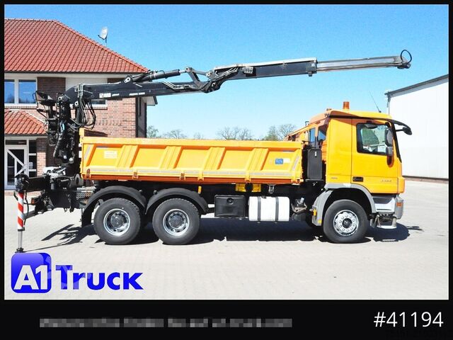 Tipper truck MERCEDES-BENZ 3344 MP3 Actros 6x4 Meiller Jonsered 1300 RS