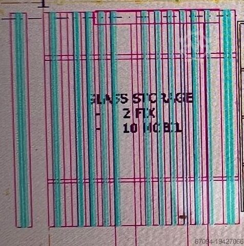 Glass storage system SFDD MTO 6610