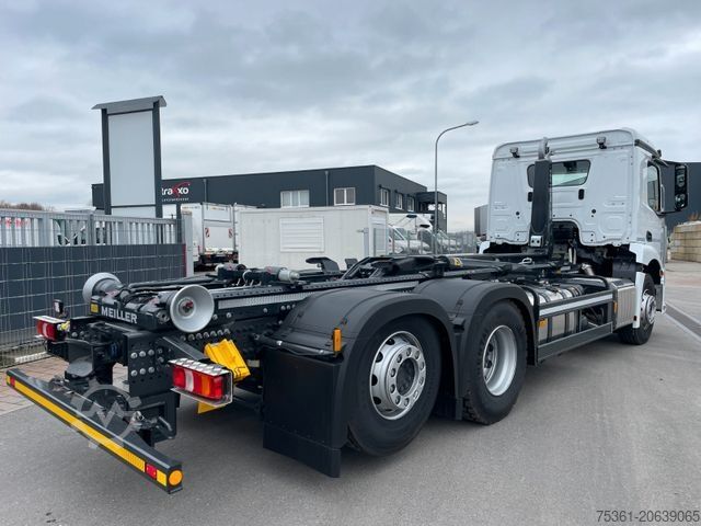 Roll-off tipper truck MERCEDES-BENZ Actros 2546  Meiller  RS 21.70 -MIETE-