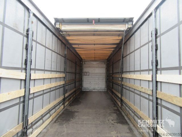Open semitrailer with tarp Schmitz Cargobull Curtainsider Mega Getränke