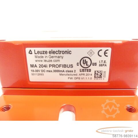 Component Leuze MA 204i Profibus Gateway SN:22335 - ! -