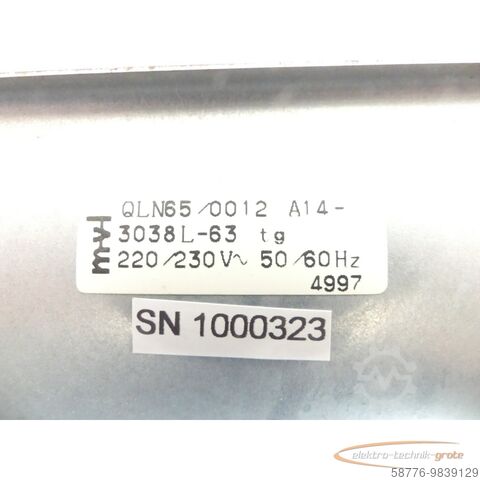 Komponente  mvl QLN65/0012 A14-3038L-63 Querstrom-Lüftereinheit SN 1000323