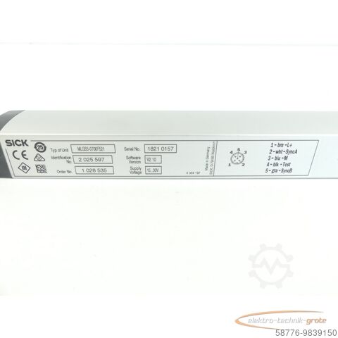Component Sick MLG5-0700P811 + MLGS5-0700F521 Automatisierungs-Lichtgitter - ungebr.! -