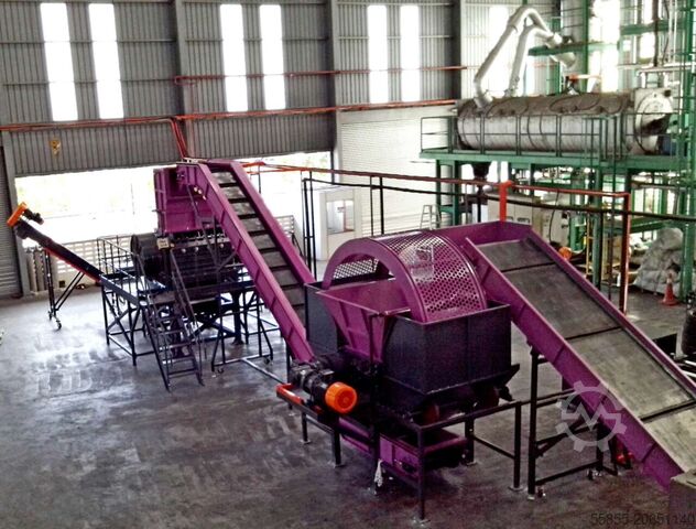 Tire Recycling System Tire Shredding 3E-GrabTrade Tire Recyclin System