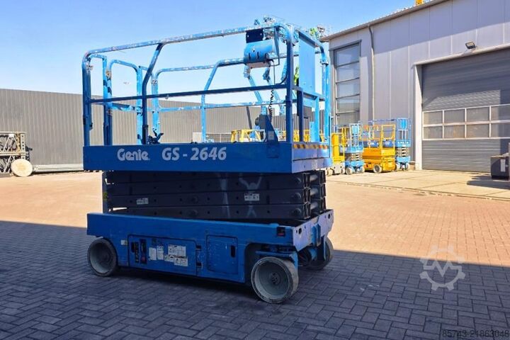 Scissor lift Genie GS2646 Electric, Working Height 9.80m, Capacity 45