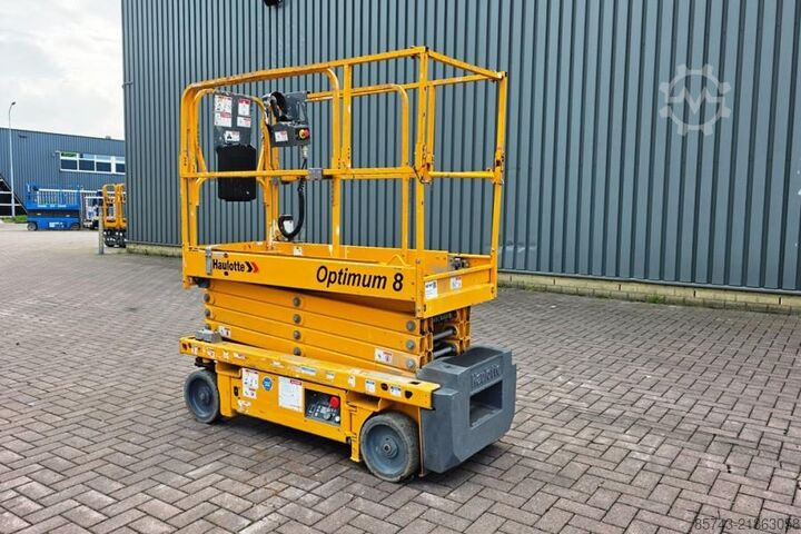 Scissor lift Haulotte Optimum 8 Electric,Batteries(07-2025),7.77m Workin