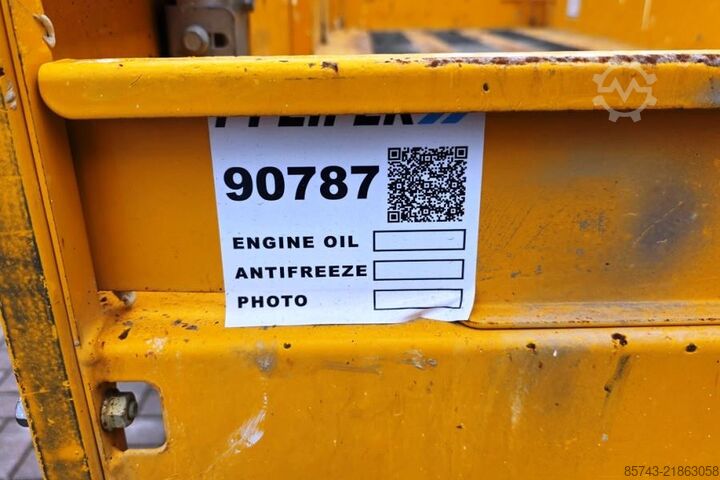 Scissor lift Haulotte Optimum 8 Electric,Batteries(07-2025),7.77m Workin