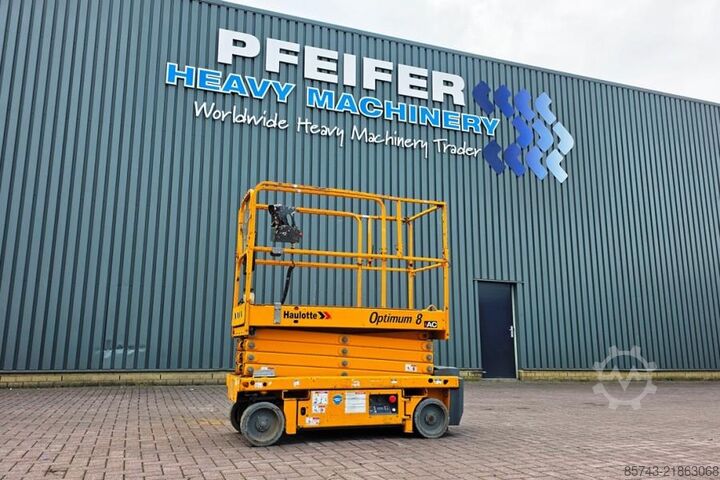 Scissor lift Haulotte Optimum 8 Electric, 7.77m Working Height, 230kg Ca