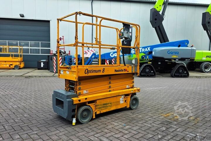 Scissor lift Haulotte Optimum 8 Electric, 7.77m Working Height, 230kg Ca