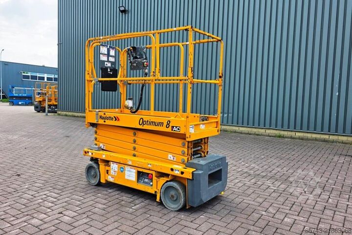 Scissor lift Haulotte Optimum 8 Electric, 7.77m Working Height, 230kg Ca