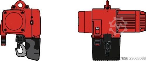Electric chain hoist, capacity 250 kg - 1 unit  
