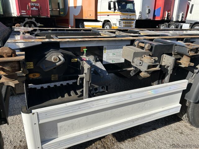 Container transport Renders Euro 800 / Multi Container Chassis / 20-30-40-4...