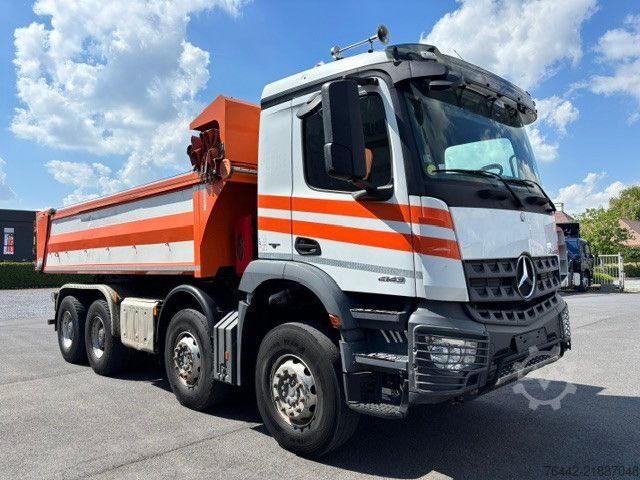 Tipper truck MERCEDES-BENZ AROCS"4143K"KKLAPPE-KLIMA