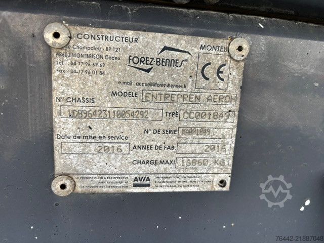Tipper truck MERCEDES-BENZ AROCS"4143K"KKLAPPE-KLIMA