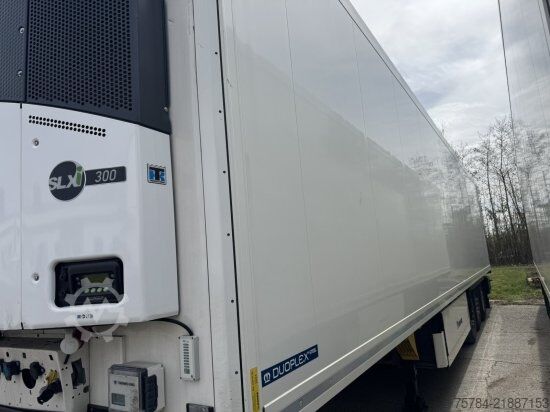 Low loader semitrailer KRONE 3-ACHS KüHLAUFLIEGER, THERMO KING, DOPPELSTOCK, BLUMENBREITE MIETAUF MöGLICH