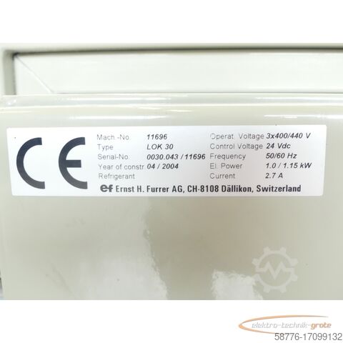 Component ef cooling LOK 30 Luft-Ölkühler SN:0030