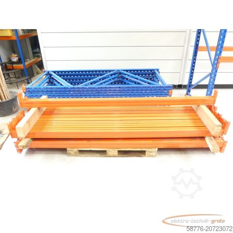 Komponente unbekannt 19,5 lfd. Meter Schwerlast Palettenregal Höhe 2,47 mtr. Feldbreite 2,70 mtr. Trägerhöhe 10 cm