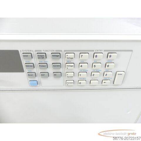 Komponente Agilent 6682A Stromversorgung SN: MY41000595
