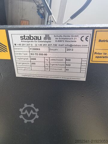 Drawbar carpet spike Stabau S2-TD 050-80 Teppichdorn/Tragedorn